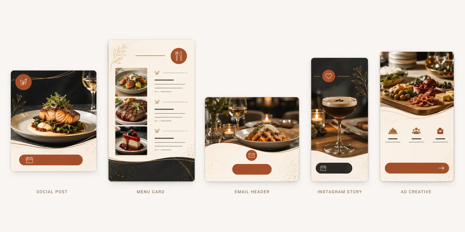 Restaurant weekly special visual preview