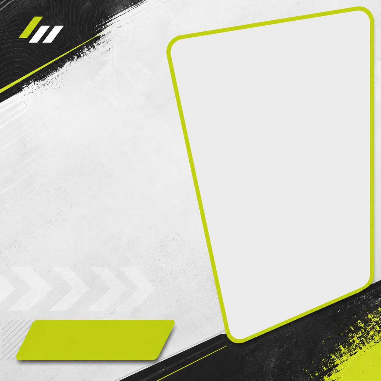 Blank fitness challenge signup DIY template with photo, copy, CTA, and logo zones