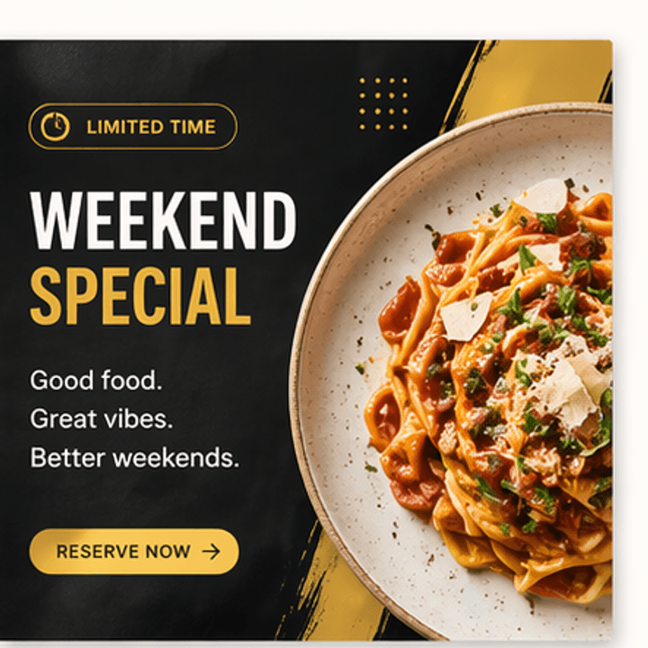 Book Catering and Events campaign image